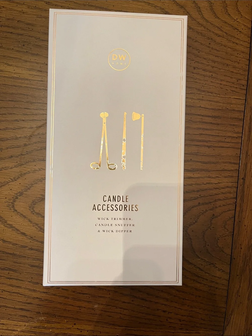 DW Rose Gold Candle Accessories
